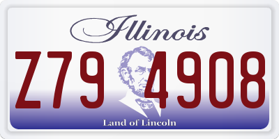 IL license plate Z794908