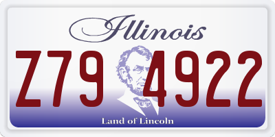 IL license plate Z794922