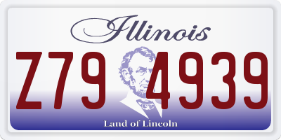 IL license plate Z794939