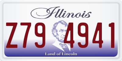 IL license plate Z794941