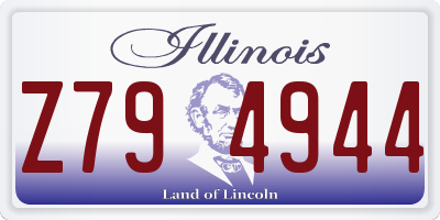 IL license plate Z794944