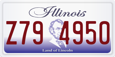 IL license plate Z794950