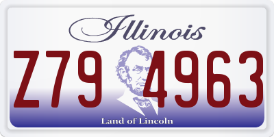 IL license plate Z794963