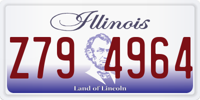 IL license plate Z794964