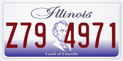IL license plate Z794971