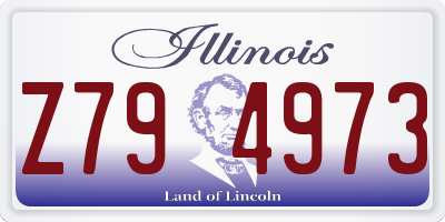 IL license plate Z794973