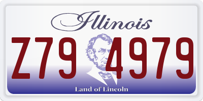 IL license plate Z794979