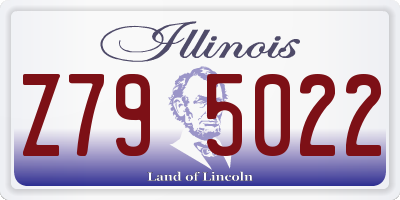 IL license plate Z795022