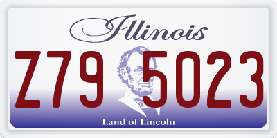 IL license plate Z795023
