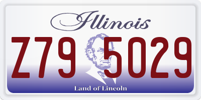 IL license plate Z795029