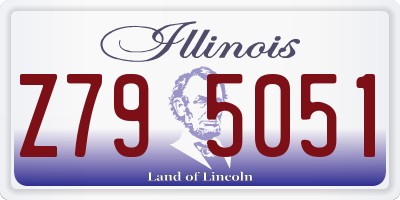 IL license plate Z795051