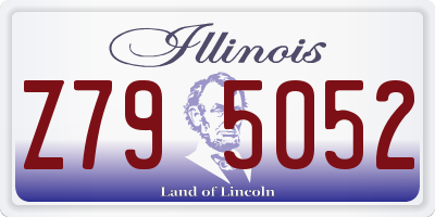 IL license plate Z795052