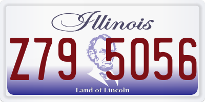 IL license plate Z795056