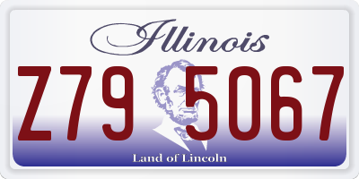 IL license plate Z795067