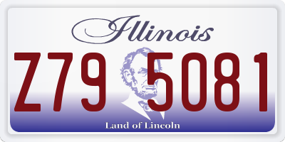 IL license plate Z795081