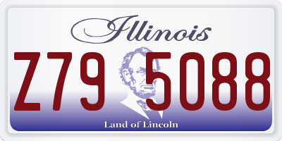 IL license plate Z795088