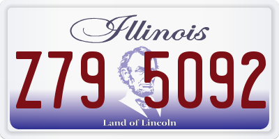 IL license plate Z795092