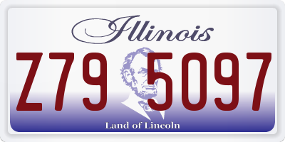 IL license plate Z795097
