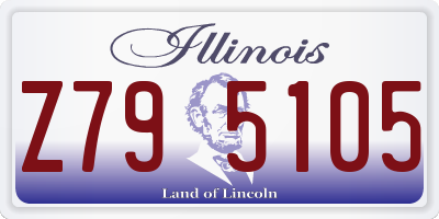 IL license plate Z795105