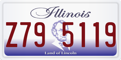 IL license plate Z795119
