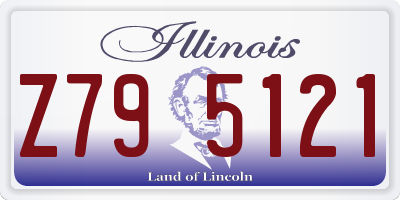 IL license plate Z795121