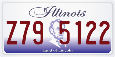 IL license plate Z795122