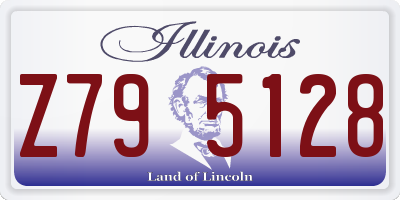 IL license plate Z795128