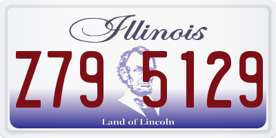 IL license plate Z795129