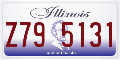 IL license plate Z795131