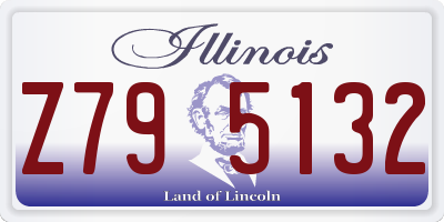 IL license plate Z795132