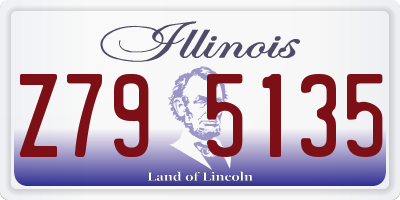 IL license plate Z795135