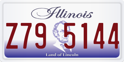 IL license plate Z795144