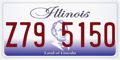 IL license plate Z795150