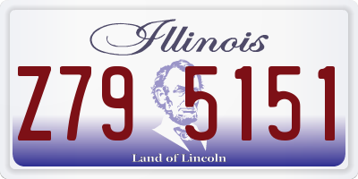 IL license plate Z795151