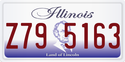 IL license plate Z795163