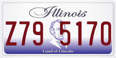 IL license plate Z795170