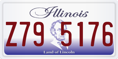 IL license plate Z795176