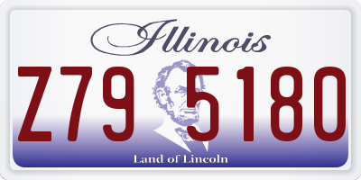IL license plate Z795180