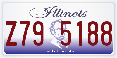 IL license plate Z795188