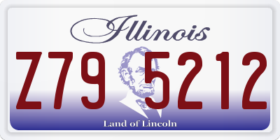 IL license plate Z795212