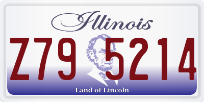 IL license plate Z795214