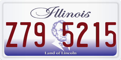 IL license plate Z795215