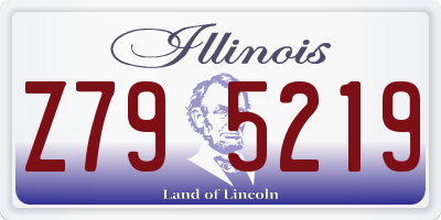 IL license plate Z795219