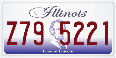 IL license plate Z795221