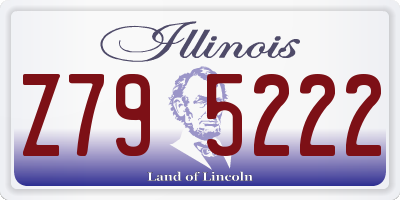 IL license plate Z795222