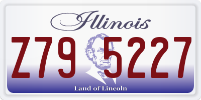IL license plate Z795227