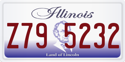 IL license plate Z795232