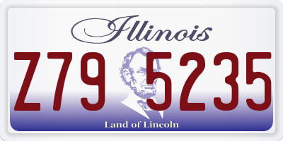 IL license plate Z795235