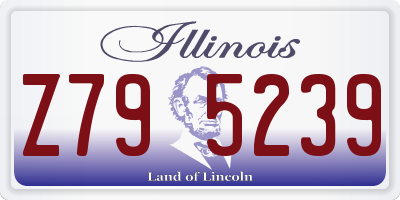 IL license plate Z795239