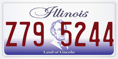 IL license plate Z795244